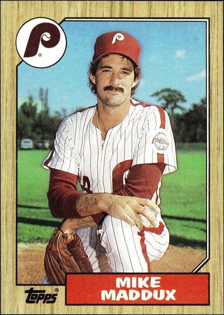 1987 Topps Mike Maddux #553 trading card