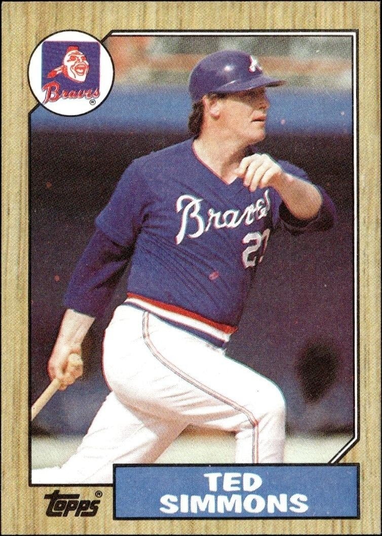 1987 Topps Ted Simmons #516 trading card