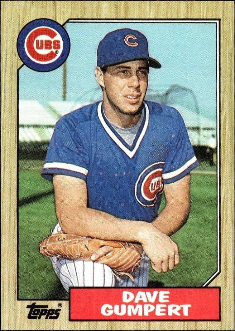 1987 Topps Dave Gumpert #487 trading card