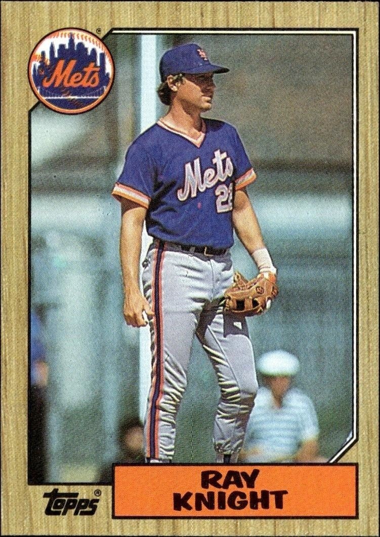 1987 Topps Ray Knight #488 trading card