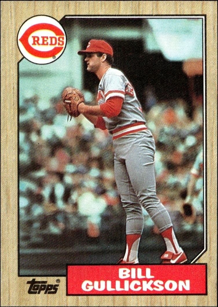 1987 Topps Bill Gullickson #489 trading card