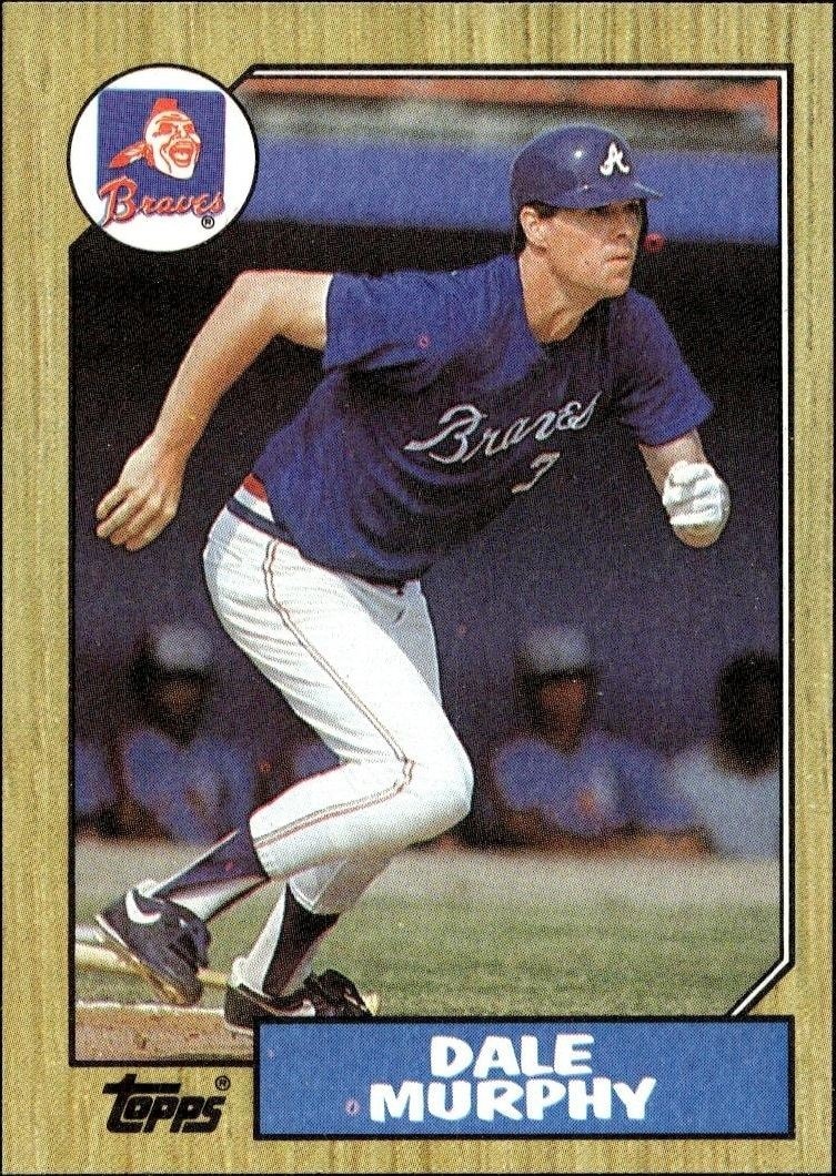1987 Topps Dale Murphy #490 trading card