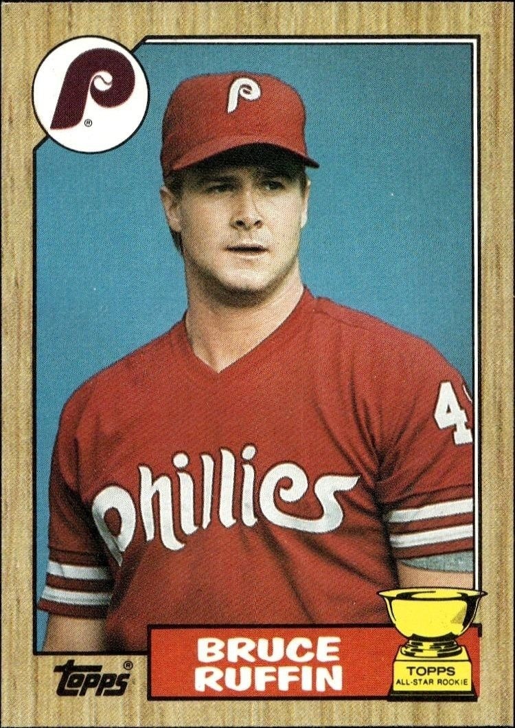 1987 Topps Bruce Ruffin #499 trading card