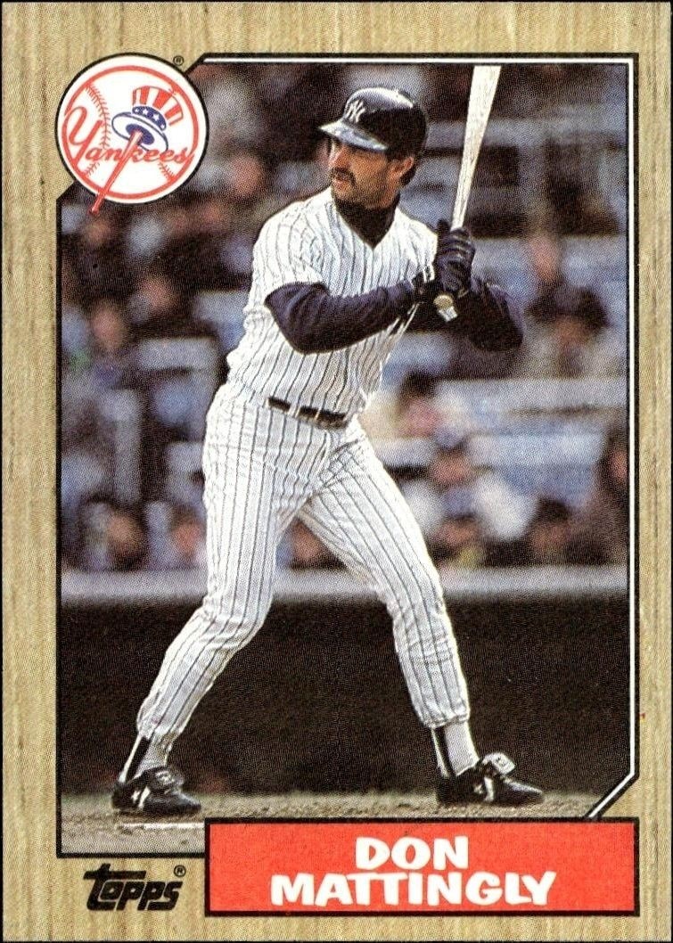 1987 Topps Don Mattingly #500 trading card