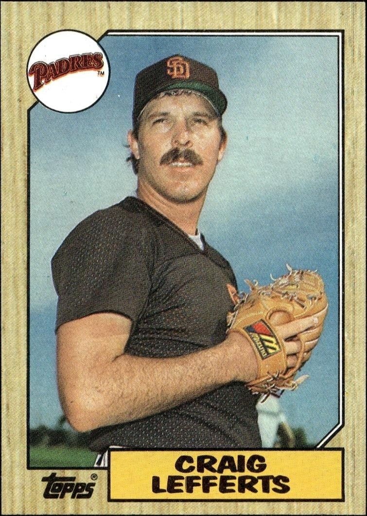 1987 Topps Craig Lefferts #501 trading card