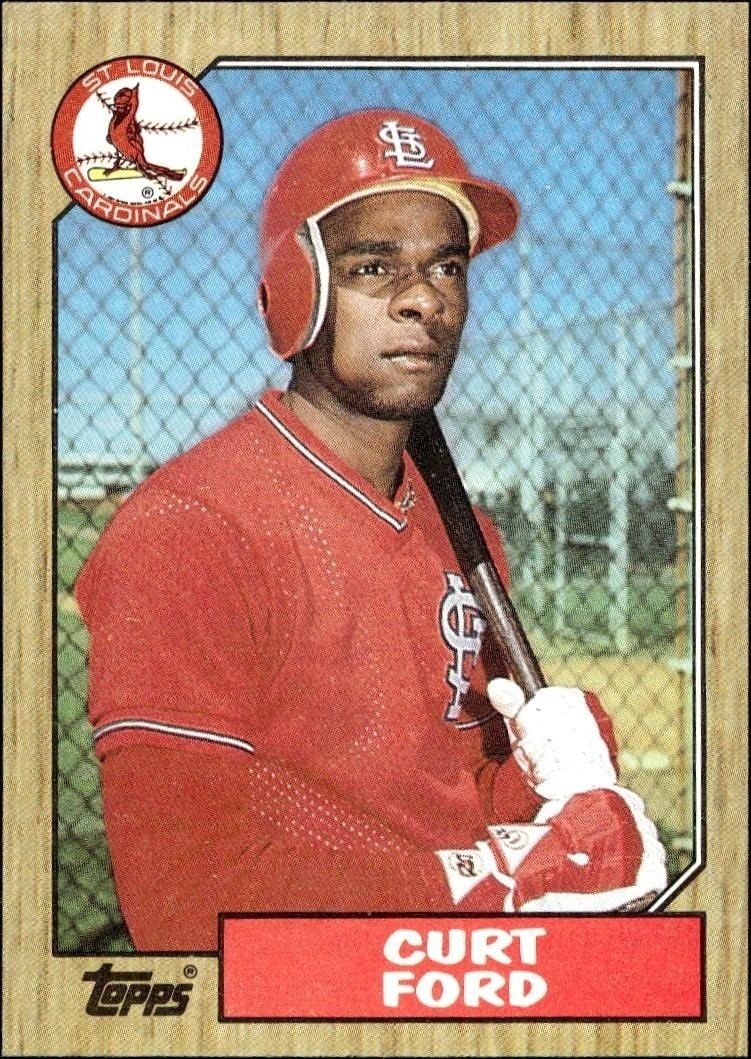 1987 Topps Curt Ford #399 trading card