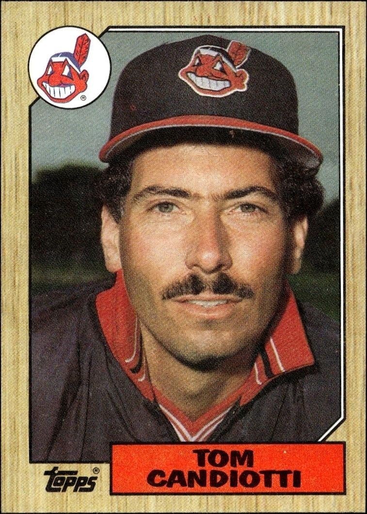 1987 Topps Tom Candiotti #463 trading card