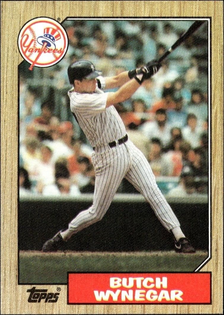 1987 Topps Butch Wynegar #464 trading card