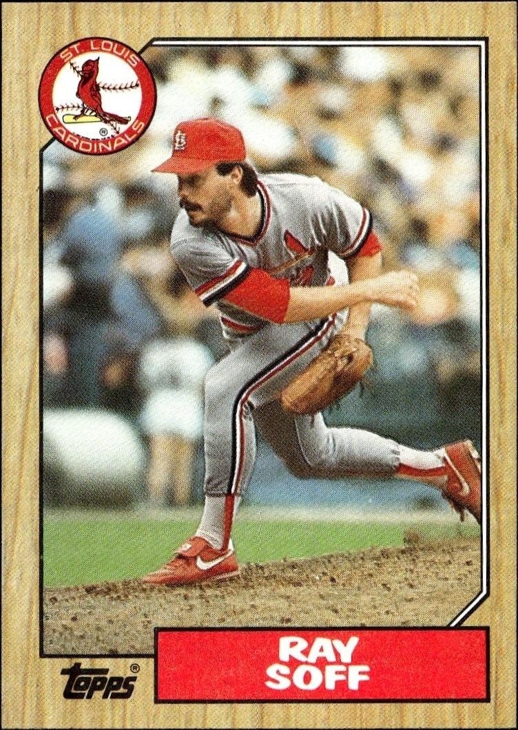 1987 Topps Ray Soff #671 trading card