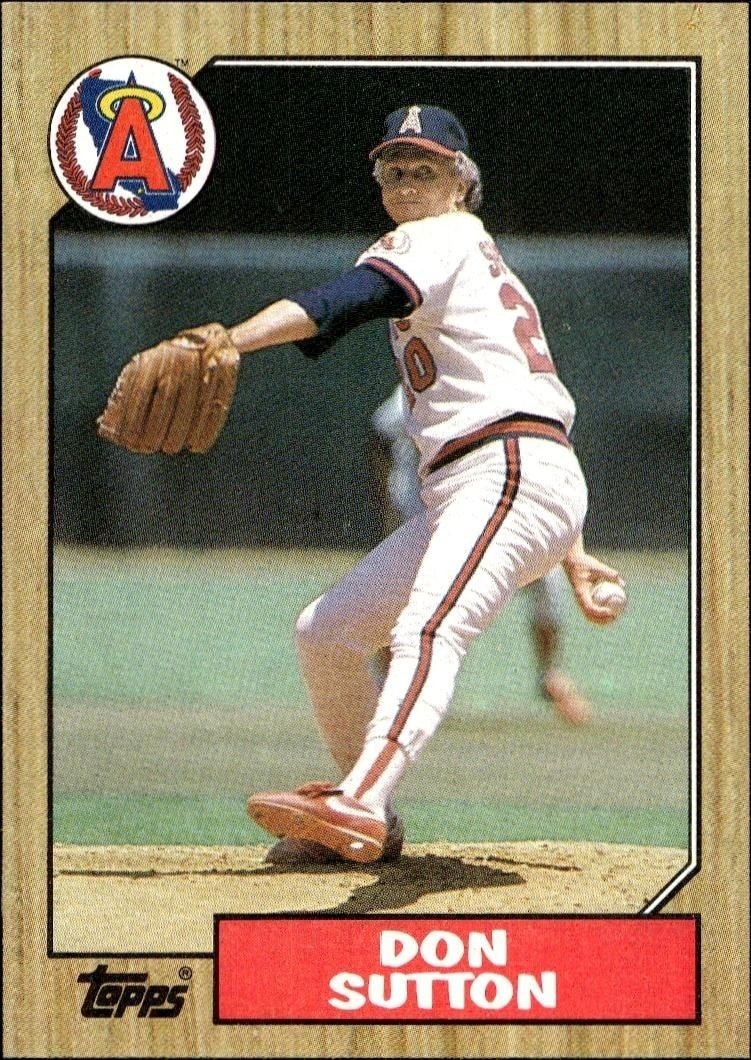 1987 Topps Don Sutton #673 trading card