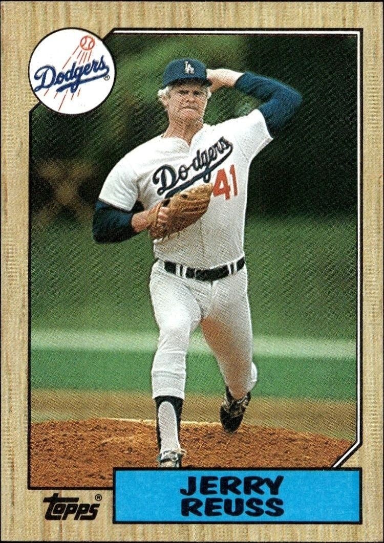 1987 Topps Jerry Reuss #682 trading card