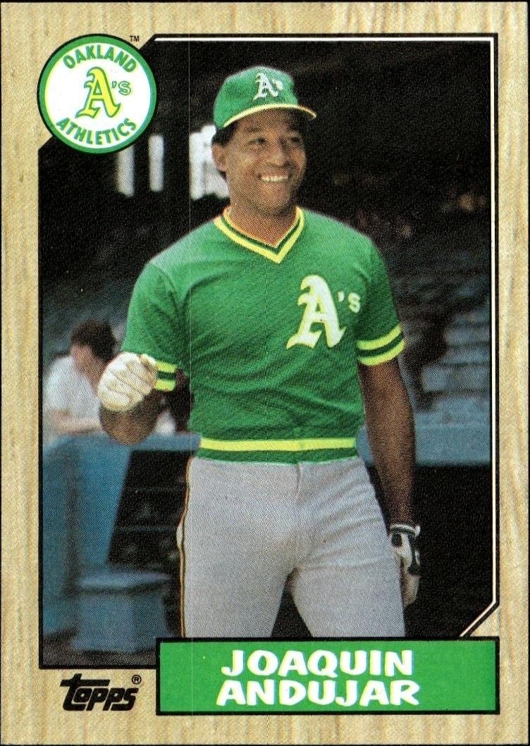 1987 Topps Joaquin Andujar #775 trading card