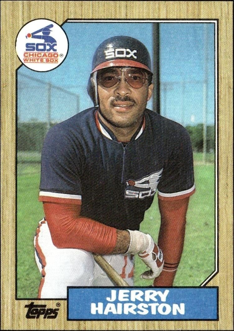 1987 Topps Jerry Hairston #685 trading card