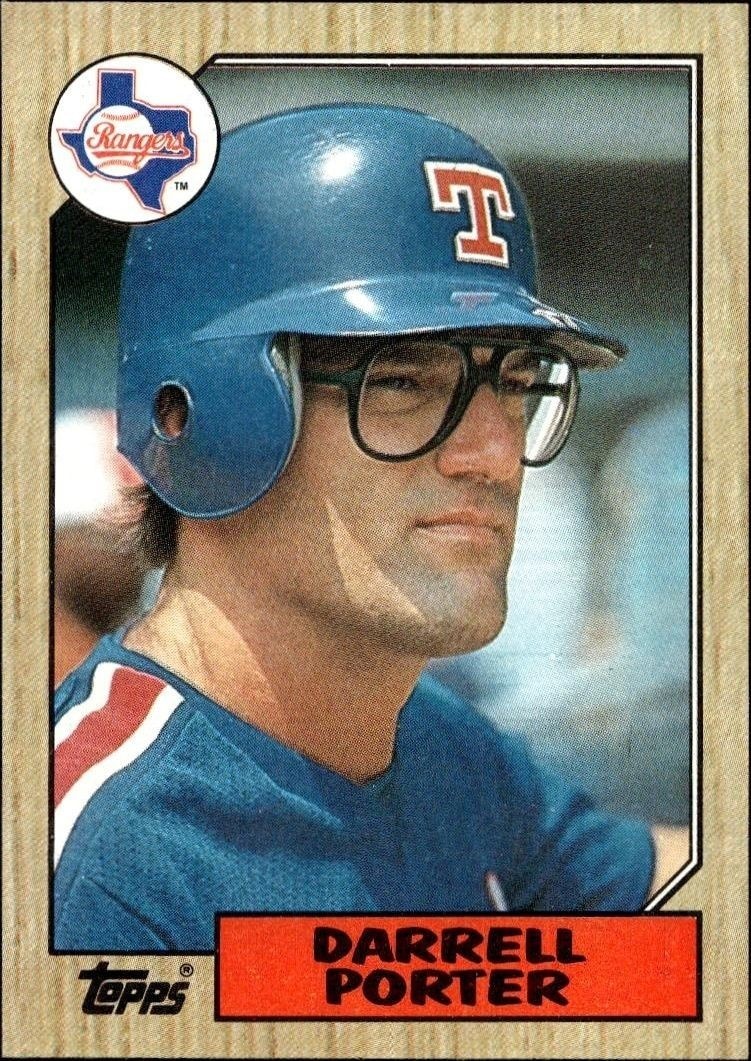 1987 Topps Darrell Porter #689 trading card