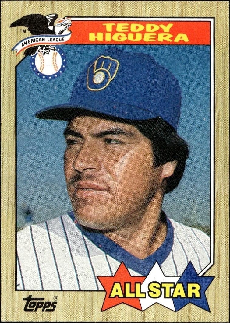 1987 Topps Teddy Higuera #615 trading card