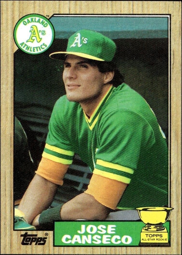 1987 Topps Jose Canseco #620 trading card