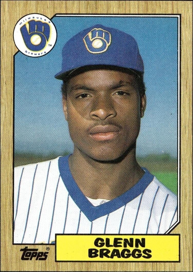 1987 Topps Glenn Braggs #622 trading card