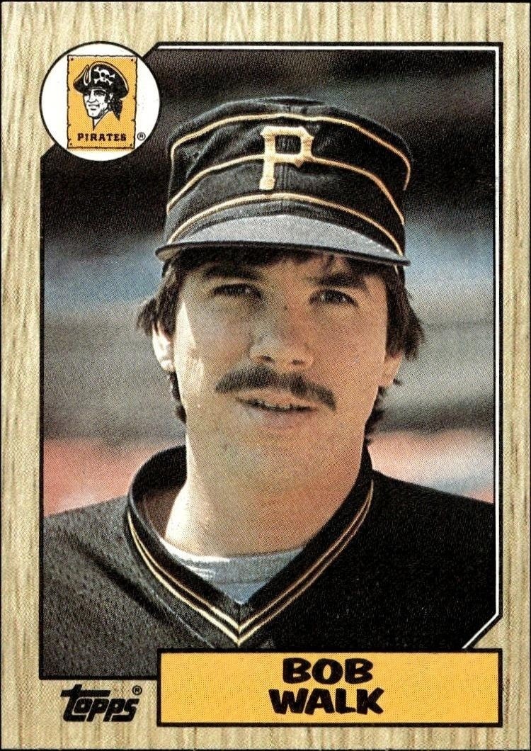 1987 Topps Bob Walk #628 trading card