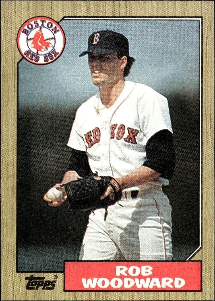 1987 Topps Rob Woodward #632 trading card