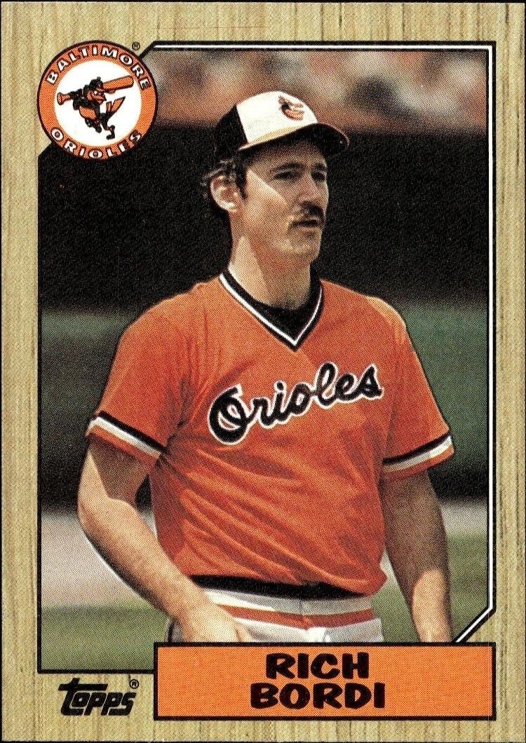 1987 Topps Rich Bordi #638 trading card