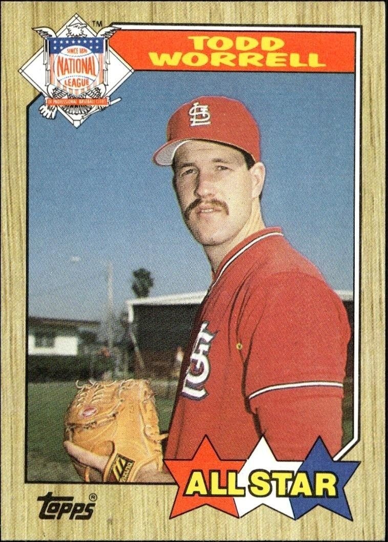 1987 Topps Todd Worrell #605 trading card