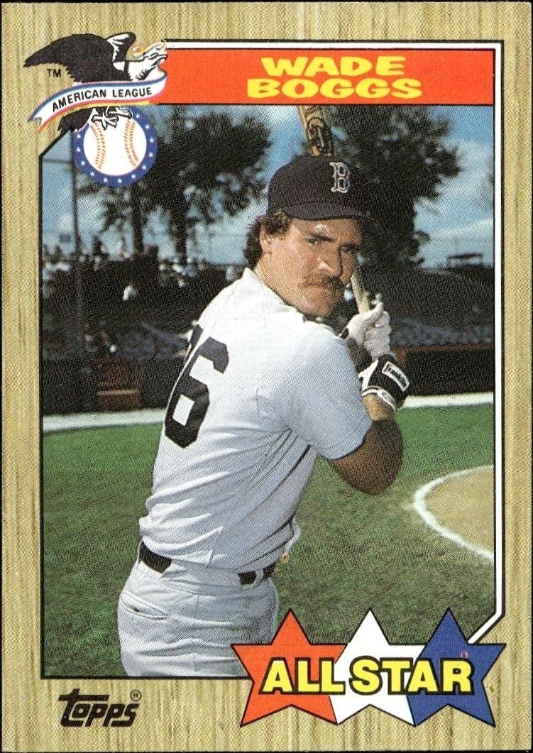 1987 Topps Wade Boggs #608 trading card
