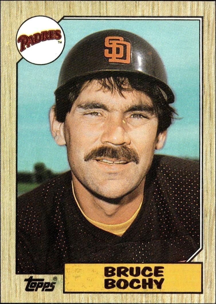 1987 Topps Bruce Bochy #428 trading card