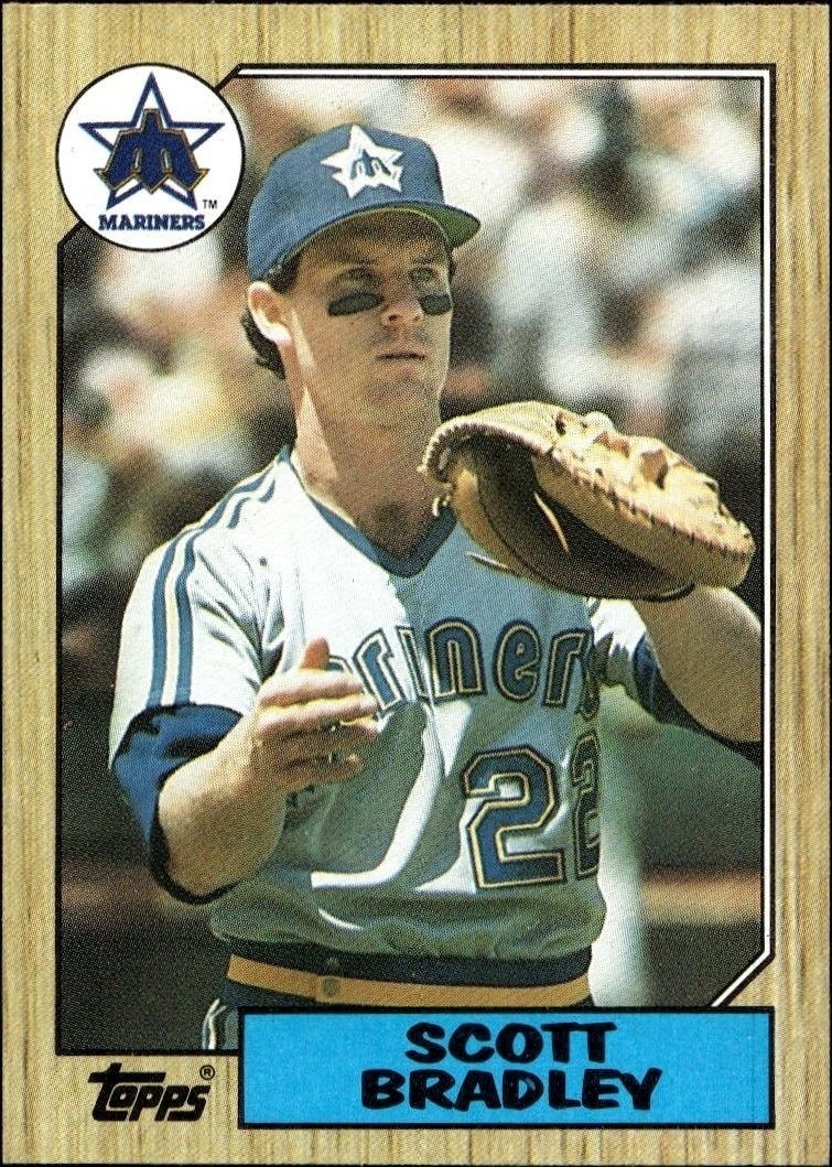1987 Topps Scott Bradley #376 trading card