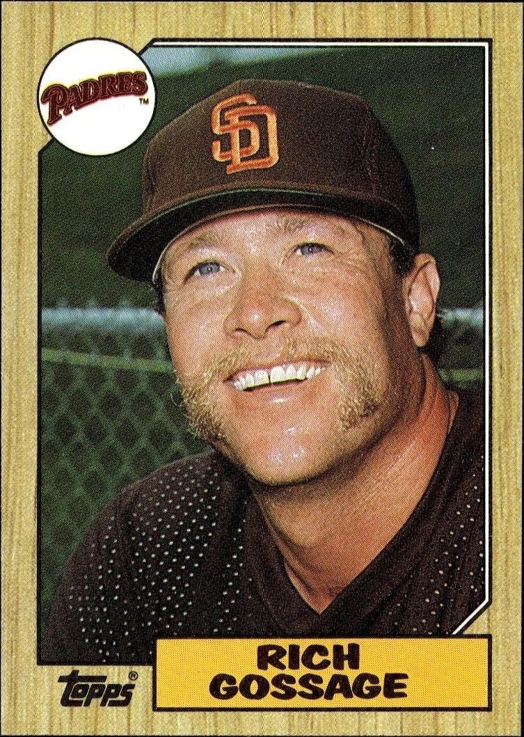 1987 Topps Rich Gossage #380 trading card