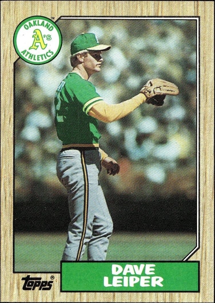 1987 Topps Dave Leiper #441 trading card