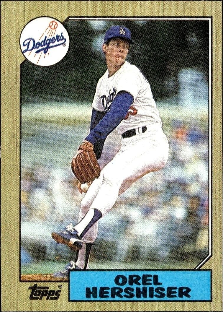 1987 Topps Orel Hershiser #385 trading card