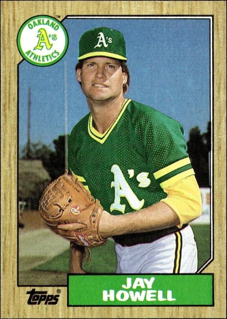 1987 Topps Jay Howell #391 trading card
