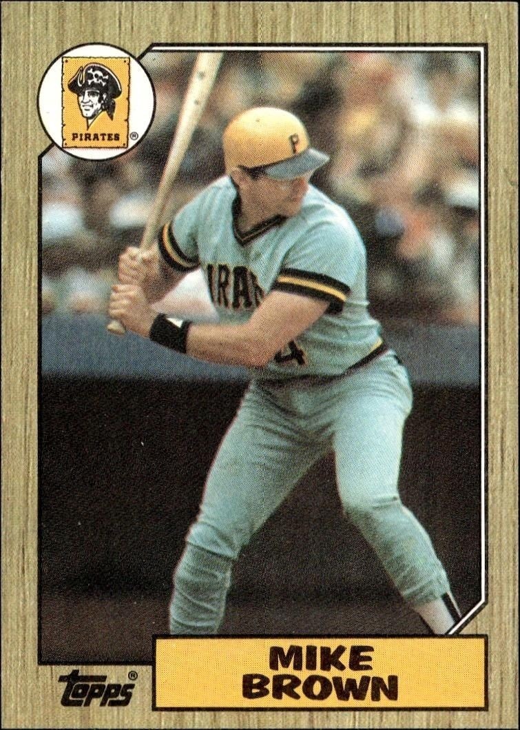 1987 Topps Mike Brown #341 trading card