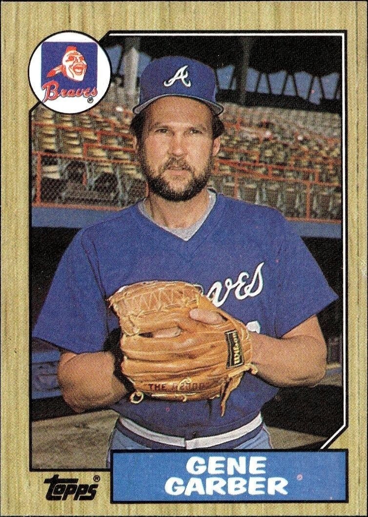 1987 Topps Gene Garber #351 trading card
