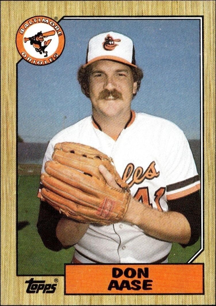 1987 Topps Don Aase #766 trading card