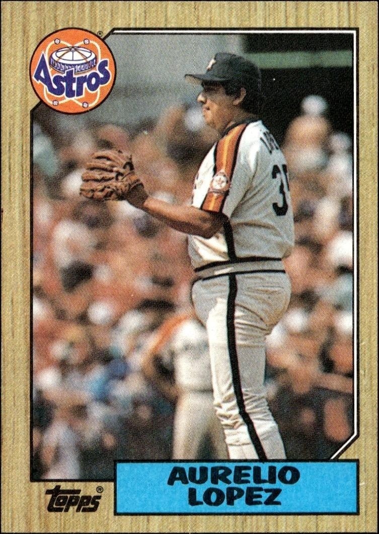 1987 Topps Aurelio Lopez #659 trading card