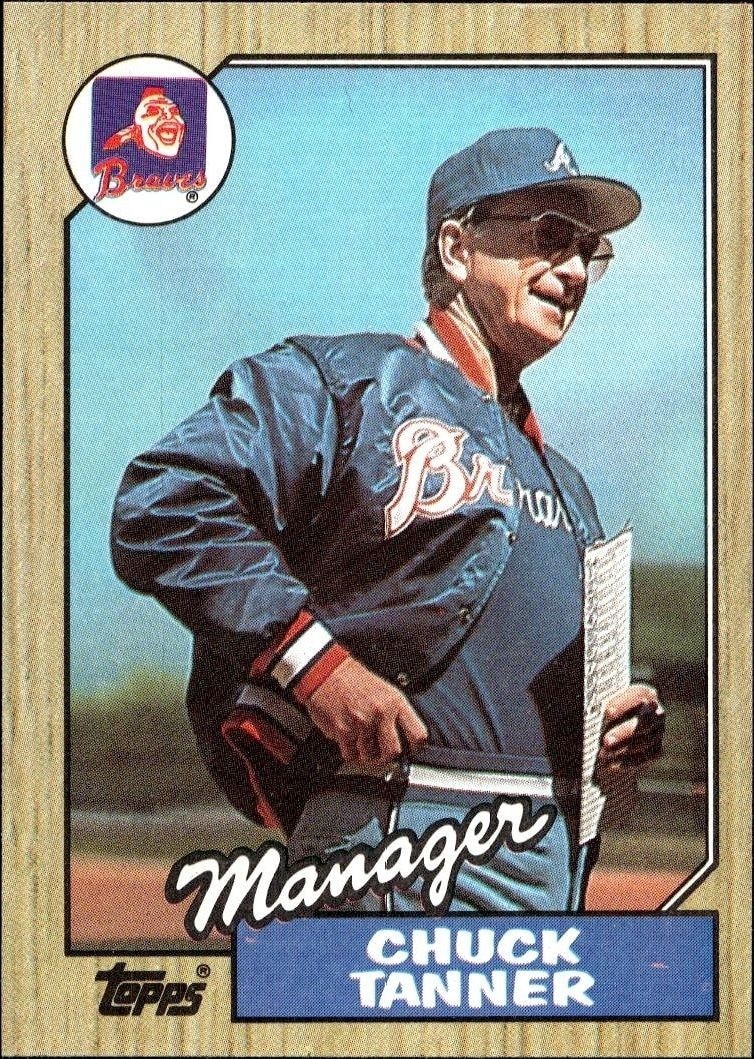 1987 Topps Chuck Tanner #593 trading card