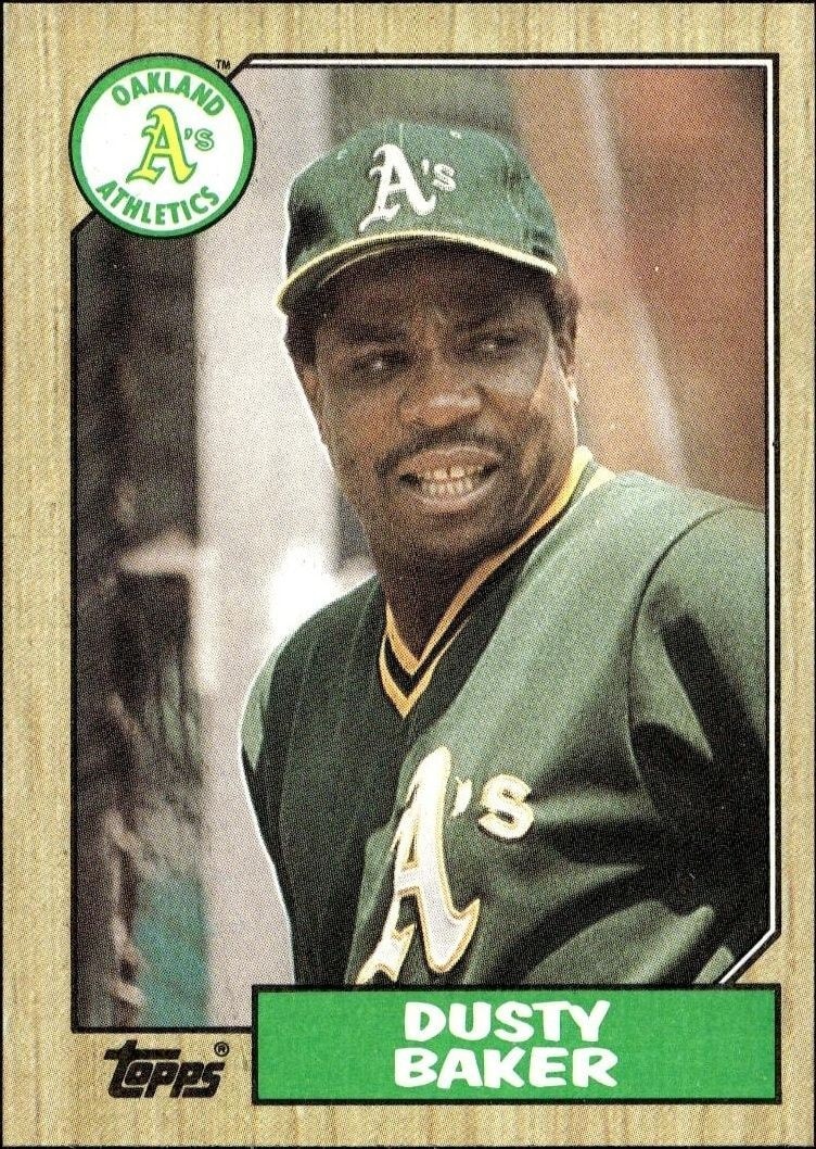 1987 Topps Dusty Baker #565 trading card