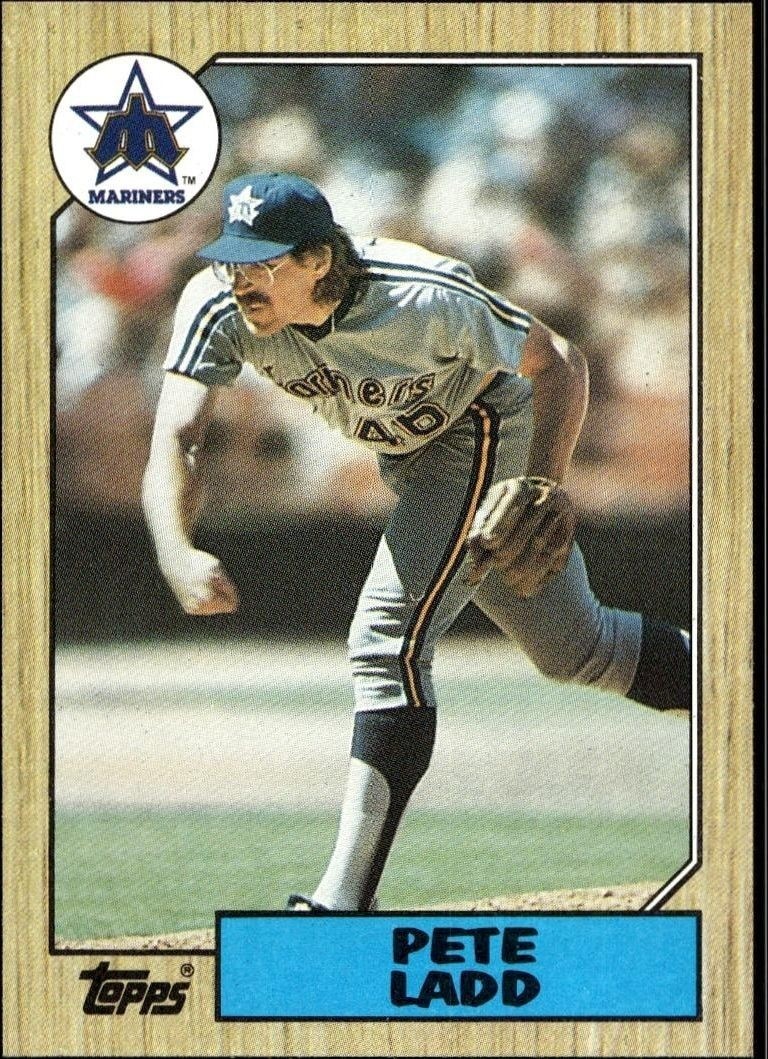 1987 Topps Pete Ladd #572 trading card