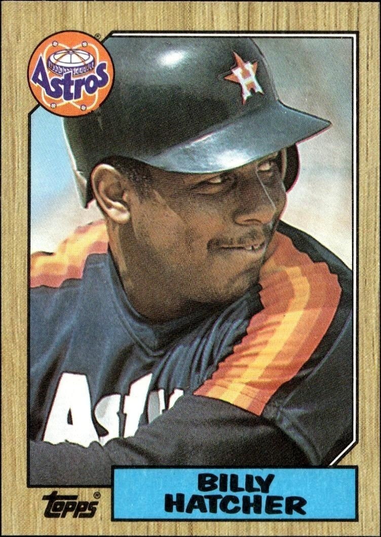 1987 Topps Billy Hatcher #578 trading card