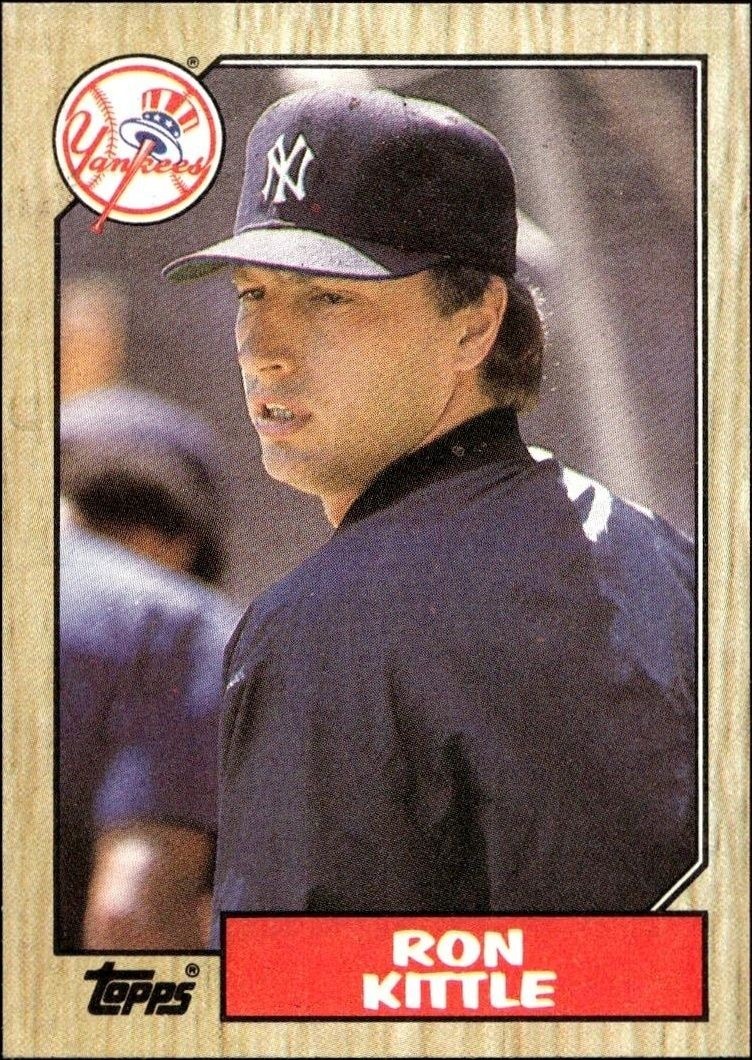 1987 Topps Ron Kittle #584 trading card