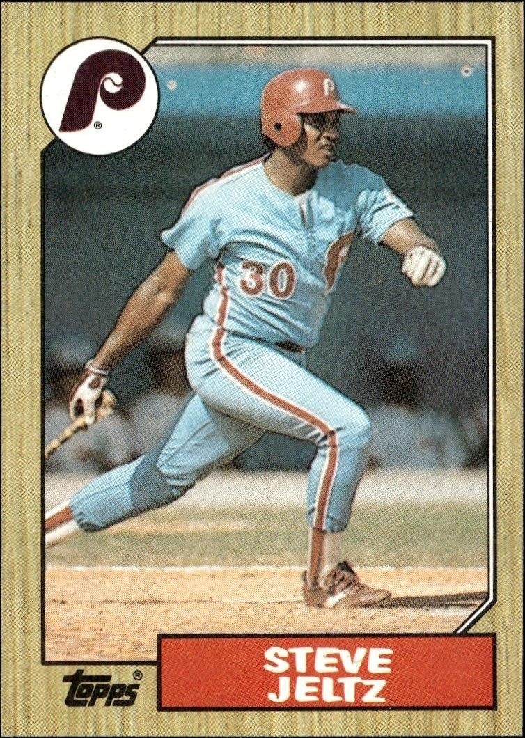 1987 Topps Steve Jeltz #294 trading card