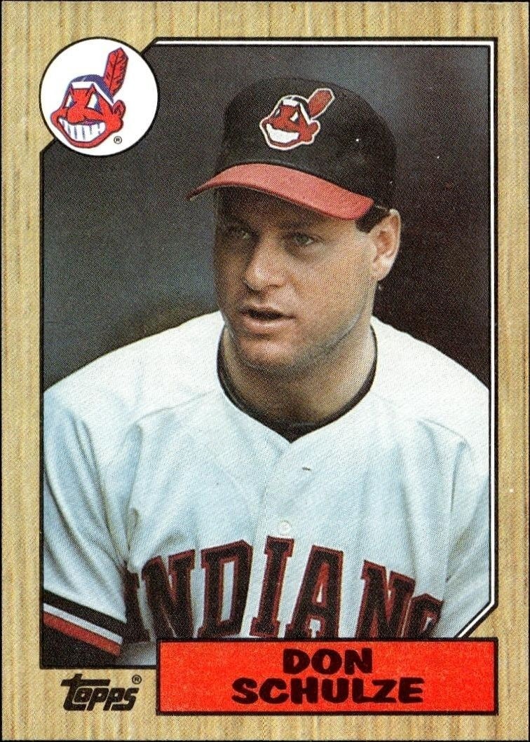 1987 Topps Don Schulze #297 trading card