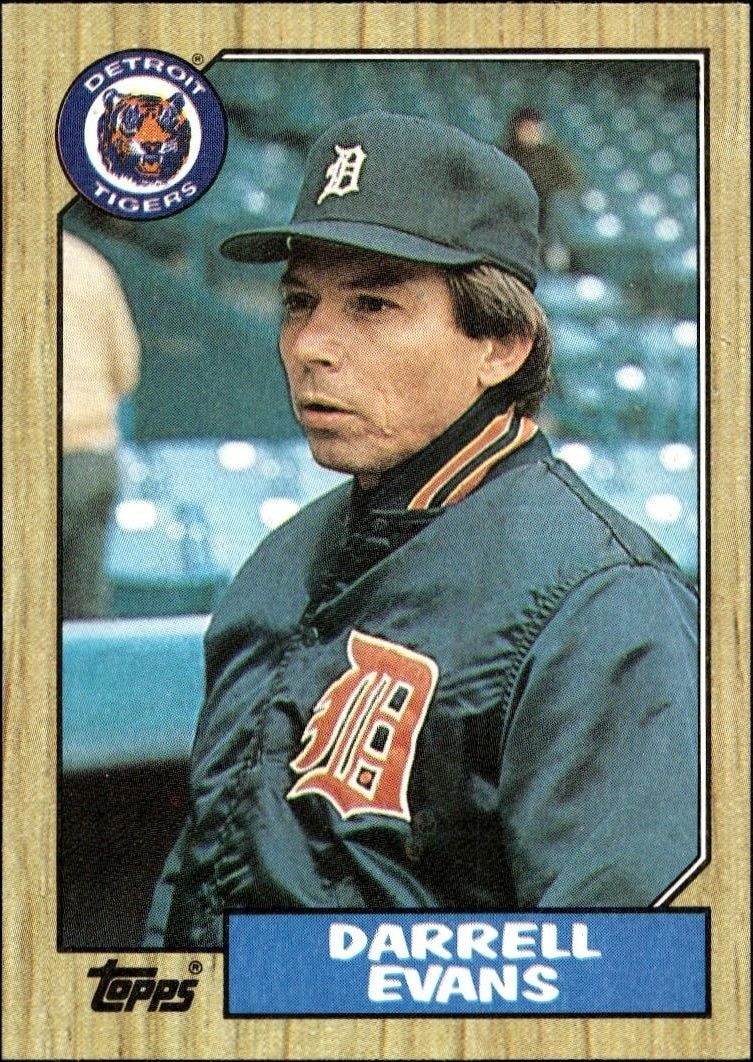 1987 Topps Darrell Evans #265 trading card