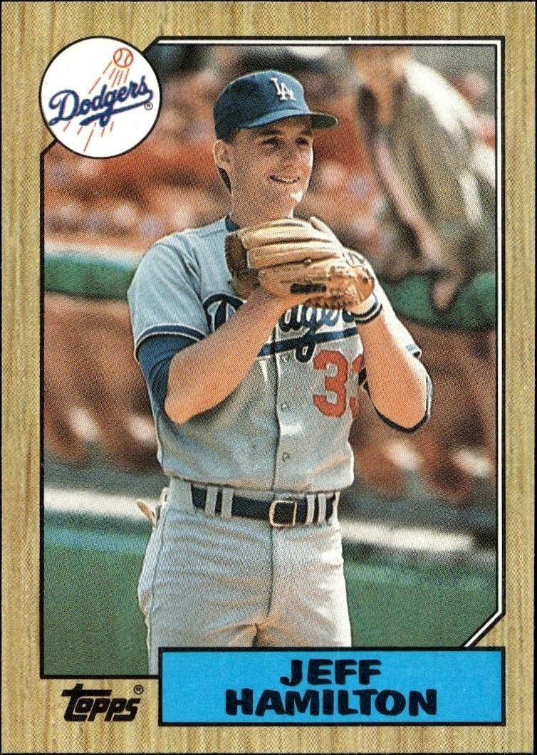 1987 Topps Jeff Hamilton #266 trading card