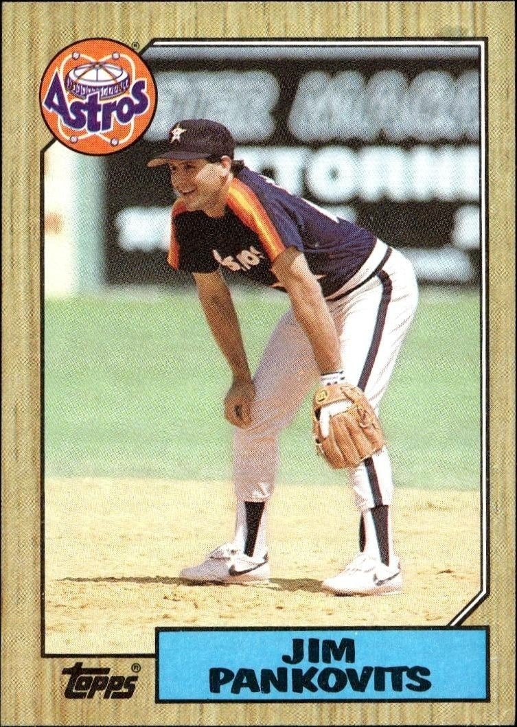 1987 Topps Jim Pankovits #249 trading card
