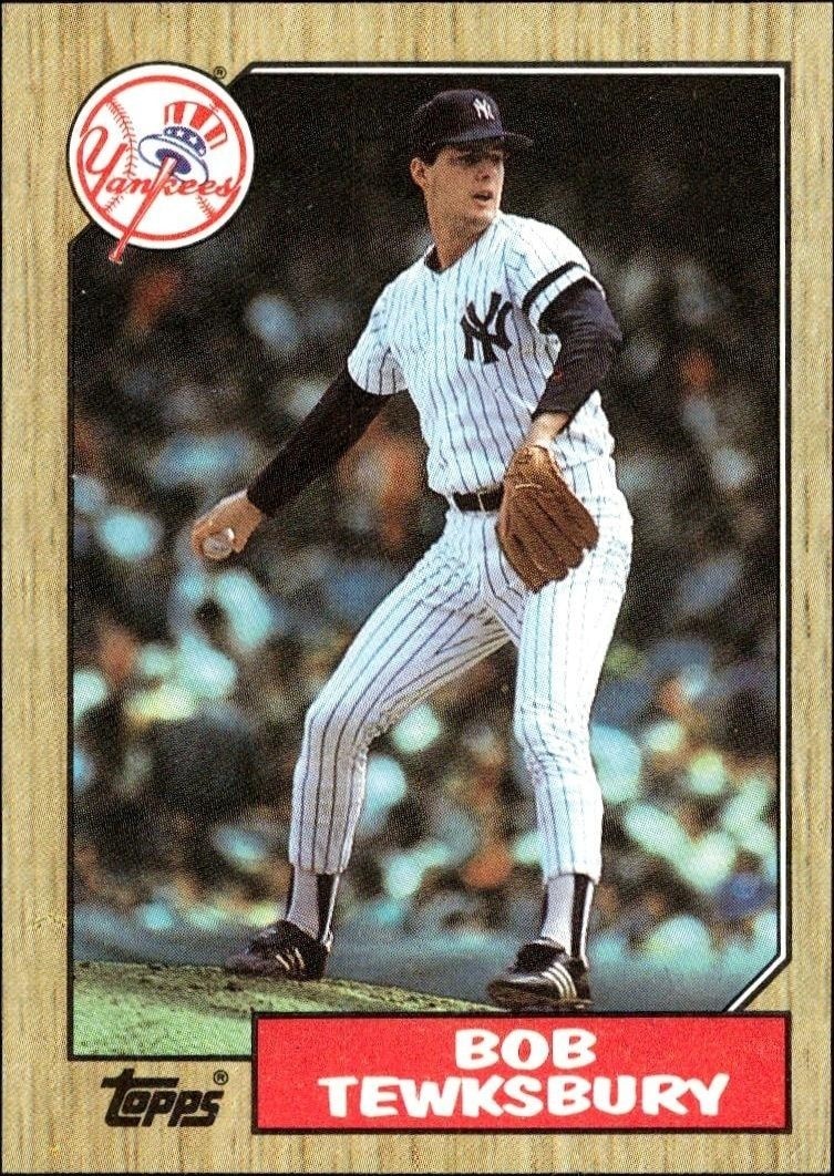 1987 Topps Bob Tewksbury #254 trading card