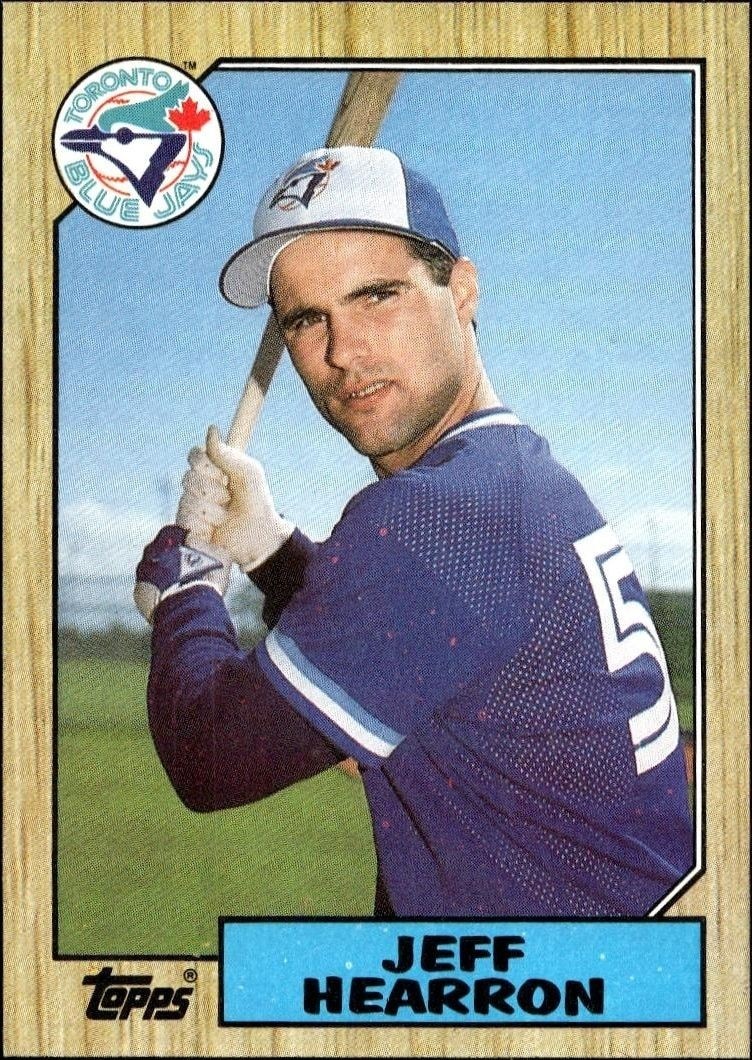 1987 Topps Jeff Hearron #274 trading card