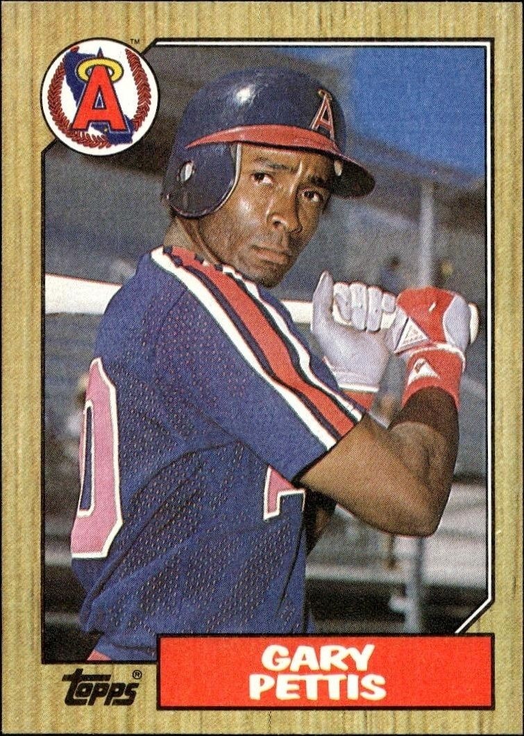 1987 Topps Gary Pettis #278 trading card