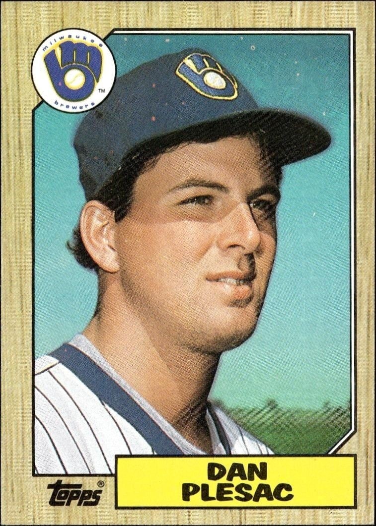 1987 Topps Dan Plesac #279 trading card